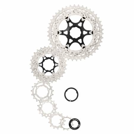 CASSETTE SUNRACE PLATA 10 V. 11-42